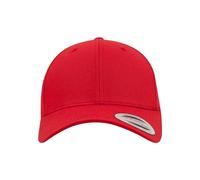 Flexfit Curved Classic Snapback, Berretto Unisex-Adult, Rosso (red), one size