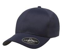 Flexfit Delta-Berretto da Baseball Senza Cuciture Cappellino, Blu Marino Scuro, S/M Uomo