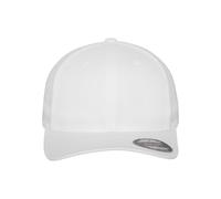 Flexfit Erwachsene Mütze Mesh Trucker Kappe, white, one size