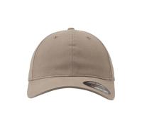 Flexfit Garment Washed Cotton Dad Hat Kappen, Khaki, S/M