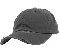 Flexfit Low Profile Destroyed cap Unisex Cappello Grigio Scuro 100% Cotone