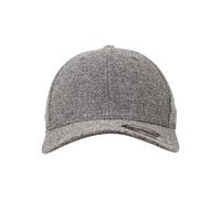 Flexfit Melange Cappello Baseball Woven Sport Heather Grey Hat 6 Panel Flexcap