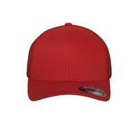 Flexfit Mesh Trucker Kappe, Berretto Unisex - Adulto, Rosso (red), S/M