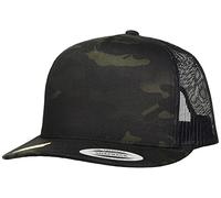 Flexfit Multicam Trucker, Cappellino Da Baseball Unisex Adulto, Nero, Taglia unica