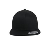 Flexfit Cappello da baseball Snapback in cotone organico Nero Taglia 55-60