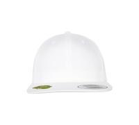Flexfit Organic Cotton Snapback Cap, White, one Size