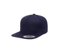 Flexfit Premium 5-Panel Snapback cap Cappellino da Baseball, Navy, Taglia Unica Unisex-Adulto