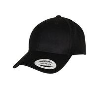 Flexfit Premium Curved Visor Snapback cap Cappellino da Baseball, Black, One Size Unisex-Adulto