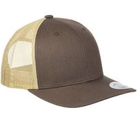 Flexfit Retro Trucker 2-Tone Kappe, BRN/Khaki, One Size