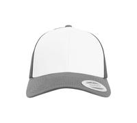 Flexfit Berretto Retro Trucker Pannello Anteriore Colorato Grigio Scuro/Bianco Taglia Unica