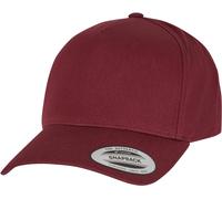 Flexfit Snapback classico a 5 pannelli curvi 7707 Einheitsgröße Rosso