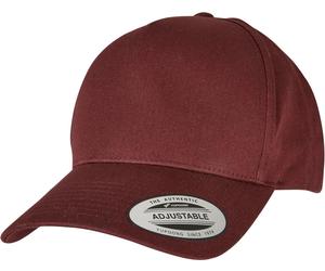 Flexfit Snapback classico a 5 pannelli curvi 7707 Einheitsgröße Rosso