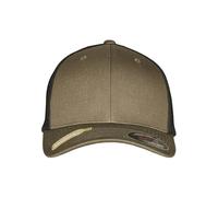 Flexfit Cappellino Trucker Recycled Mesh olive/nero S/M