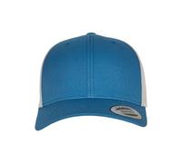 Flexfit Trucker retrò a 2 Toni Cappellino da Baseball, Acciaio Blu/Argento, Taglia Unica Unisex-Adulto
