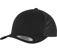 Flexfit Trucker retrò per bambini, nero Einheitsgröße Nero
