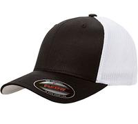 Flexfit Trucker Uomo, Nero/Bianco, XX-Large
