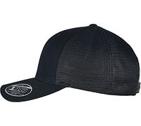 Flexfit Unisex 110 MESH Cap Baseballkappe, Black, one Size