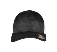 Flexfit Unisex 360 OMNIMESH Cap 2-Tone Baseballkappe, Black/White, S/M