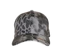 Flexfit Cappello da baseball 'Kryptek' antracite / grigio chiaro / grigio scuro, Taglia 56-62