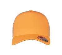 Flexfit Unisex-Adult Neon Retro Trucker Baseball Cap, Neonorange, one Size