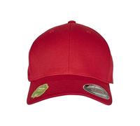 Flexfit Cappello da baseball Cotone biologico Unisex adulto Rosso L/XL