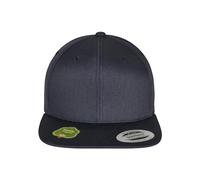 Flexfit Unisex-Adult Organic Cotton Snapback Baseball Cap, darknavy, one Size