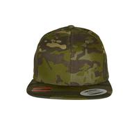 Flexfit Unisex Classic Snapback Multicam cap, Damen und Herren Kappe, erhältlich in 3 Farben, Einheitsgröße