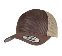 Flexfit Unisex YP Classics 360 OMNIMESH Cap 2-Tone Baseballkappe, Brown/Khaki, one Size