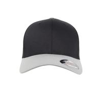 Flexfit Cappello da baseball grigio chiaro / nero, Taglia 56-57