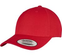Flexfit YP CLASSICS 5-PANEL PREMIUM CURVED VISOR SNAPBACK CAP Rosso Einheitsgröße Rosso