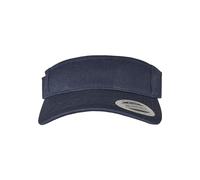 Flexfit Yupoong Damen und Herren Curved Visor Cap - Unisex Sonnenblende mit Klettverschluss - Farbe navy one size