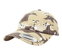 Flexfit Yupoong Low Profile Camo Washed Basecap Baseball Strapback Schirmmütze