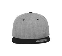 Flexfit Yupoong Unisex Berretto Classic Snapback 2-Tone Cappello, Bi-Colore Blanko Cappello con Dritta Ombrello, Taglia Unica Taglia Unica per Uomo e Donne