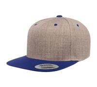 Flexfit Yupoong Unisex Berretto Classic Snapback 2-Tone Cappello, Bi-Colore Blanko Cappello con Dritta Ombrello, Taglia Unica Taglia Unica per Uomo e Donne