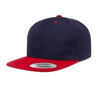 Flexfit Yupoong Unisex Berretto Classic Snapback 2-Tone Cappello, Bi-Colore Blanko Cappello con Dritta Ombrello, Taglia Unica Taglia Unica per Uomo e Donne