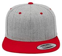 Flexfit Yupoong Unisex Berretto Classic Snapback 2-Tone Cappello, Bi-Colore Blanko Cappello con Dritta Ombrello, Taglia Unica Taglia Unica per Uomo e Donne
