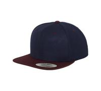 Flexfit Yupoong Unisex Berretto Classic Snapback 2-Tone Cappello, Bi-Colore Blanko Cappello con Dritta Ombrello, Taglia Unica Taglia Unica per Uomo e Donne
