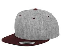 Flexfit Yupoong Unisex Berretto Classic Snapback 2-Tone Cappello, Bi-Colore Blanko Cappello con Dritta Ombrello, Taglia Unica Taglia Unica per Uomo e Donne