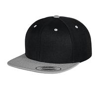 Flexfit Yupoong Unisex Berretto Classic Snapback 2-Tone Cappello, Bi-Colore Blanko Cappello con Dritta Ombrello, Taglia Unica Taglia Unica per Uomo e Donne