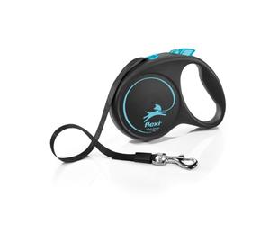 FLEXI - Avvolgicavo di design, colore: Nero/Blu, L
