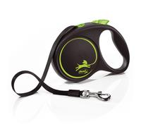 Flexi Black Design verde, 5 m - Tg. M: fino a 20 kg