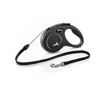 Flexi - Bobina Classic Cord - 5 metri a 12 kg - Nero | Il guinzaglio originale F