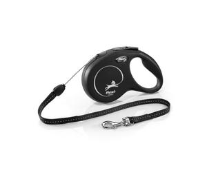 Flexi - Bobina Classic Cord - 8 metri a 12 kg - Nero