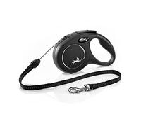 Flexi Guinzaglio Nuovo classico S Corda 8m Fino a 12kg Nero