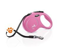 Guinzaglio New Classic Tape Flexi: Rosa - Medium - 5 mt
