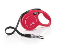 Flexi Classic guinzaglio avvolgibile rosso, 3 m - Tg. XS: fino a 12 kg