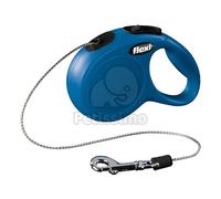 Flexi Classic XS guinzaglio corda in diversi colori, 3 m Blu