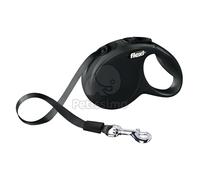 Flexi Classic XS guinzaglio in diversi colori, 3 m Nero