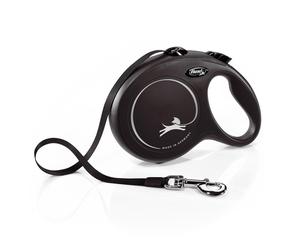 FLEXI Cordino automatico New Classic L strap 8 m Nero