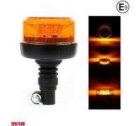 Flexi din Giunto Palo Montaggio 12 LED Lampeggiante Ambra / Orange Allarme Faro